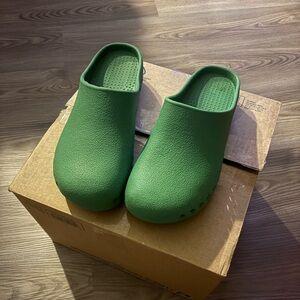 Green Clogs